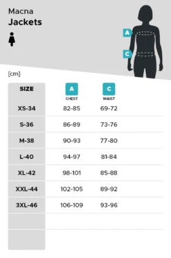 Macna Velotura MC Jacket Women Light Grey