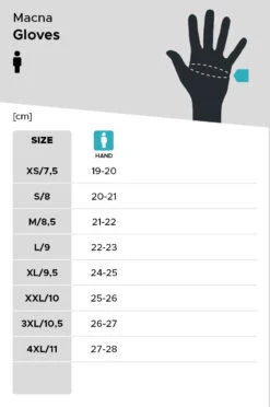 Macna Attila RTX Motorcycle Gloves Grey